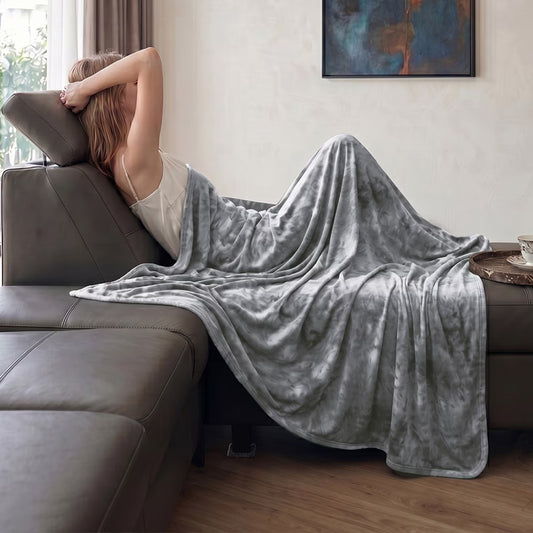 Cooling Blanket Full Size (80"X88")- Cooling Blankets for Hot Sleepers - Decorative Lightweight Breathable Summer Cold Blankets for Sleeping Night Sweats to Keep Cool - Grey